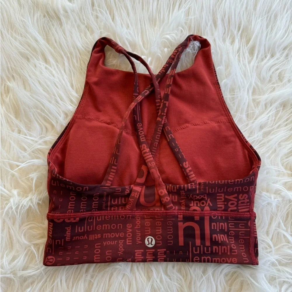 Lululemon Energy High-Neck Longline Bra *Medium Support, B-D Cups Women’s Size 2